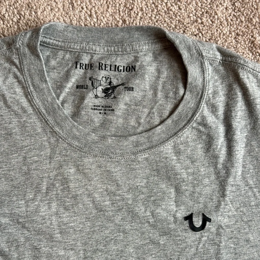 True Religion Gray Men's T-Shirt